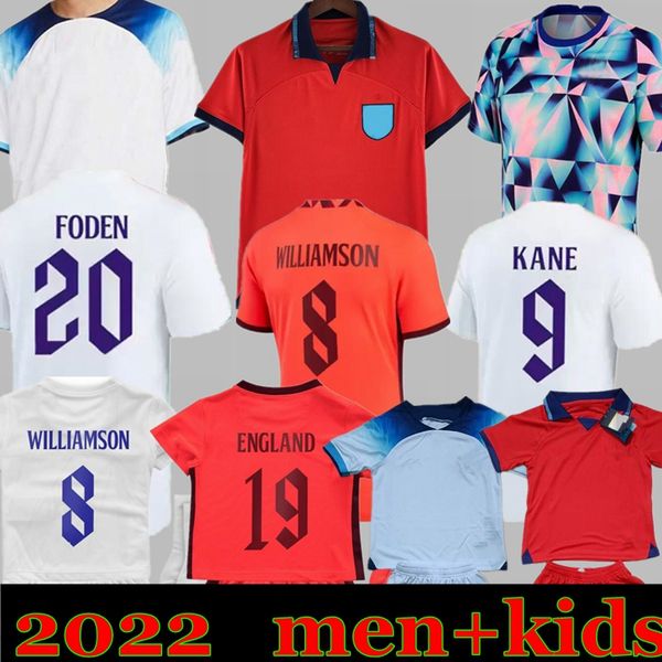 

soccer jersey2022 2023 englandkids kit kane sterling rashford sancho grealish mount foden henderson maguire 22 23 s to 4xl national football, Black;yellow