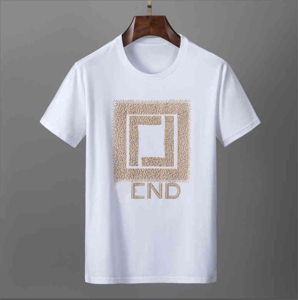 

2022s luxury fend' t shirt and 21 new men tylit t men clothing 3d ummer t hip-h 3i6y, White;black