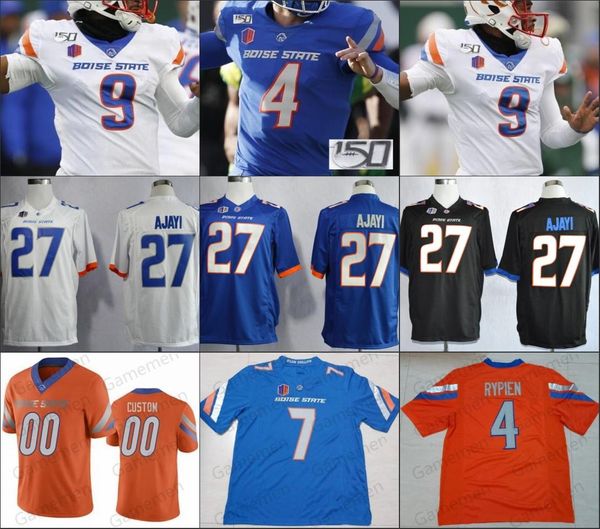 

basketball football jersey ncaa boise state 6 ct thomas 10 chase cord 16 john hightower 19 hank bachmeier 81 akilian butler 4 brett rypien f, Black