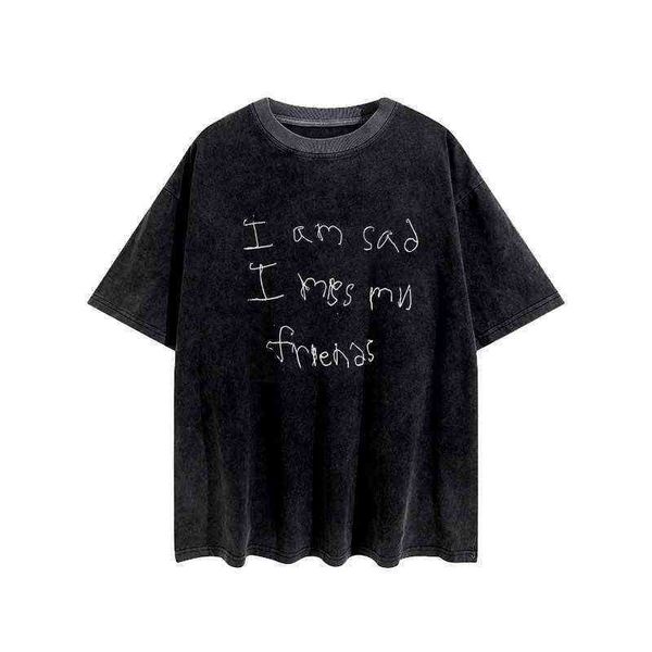 

designer shirts 2023 galleryes dept mens fashion out of brand los angeles letter print hip hop large short sleeve t-shirt is51 2c1a, Black