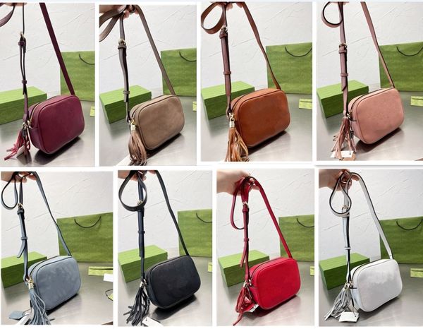 

5a genuine leather shoulder bags black handbags wallet handbag women bags crossbody soho bag disco fringed messenger bags purse 22cm
