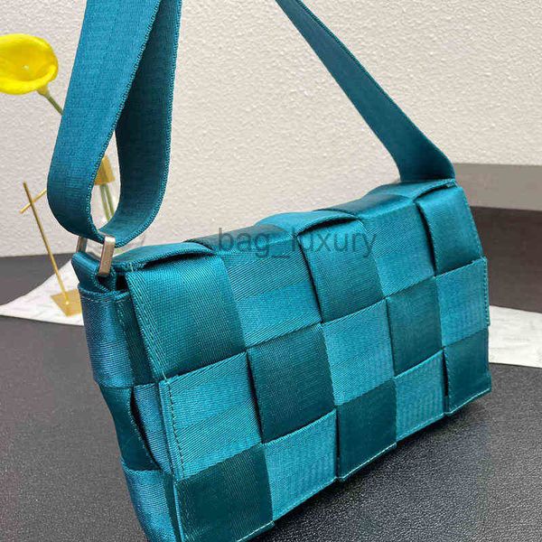 

shoulder bags woven fashion nylon pillow shape women shoulder bags designer brand crossbody bag luxury canvas messenger bag square flap purs