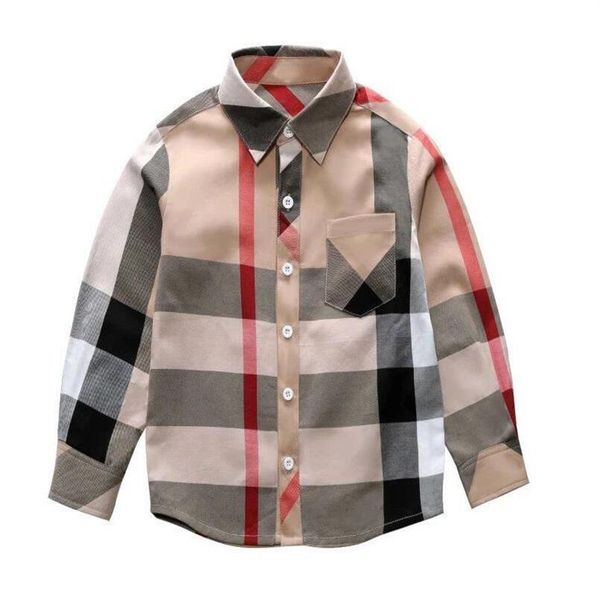 

spring fall baby boys plaid shirts gentleman style boy casual shirt turn-down collar kids long sleeve tshirt children clothes230j, White;black