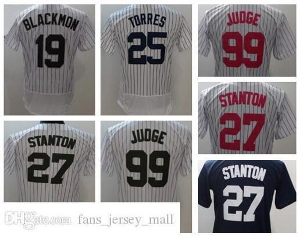 

discount baseball 2018 new mens 19 blackmon 25 torres 27 stanton 99 judge jerseys men fan shop online store for sale custom jerseys, Black