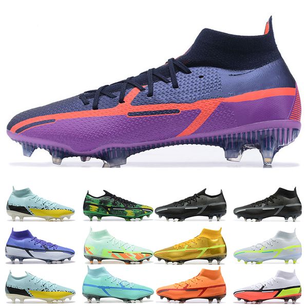 

soccer shoes phantom gt2 elite df fg firm ground cleat high low golden ghost green men outdoor football sneakers mens trainers 1