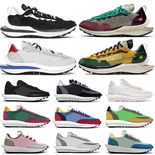

2022 new vaporwaffle ld waffle running shoes men women fashion black white sail game royal villain red nylon fashion mens trainer sport snea