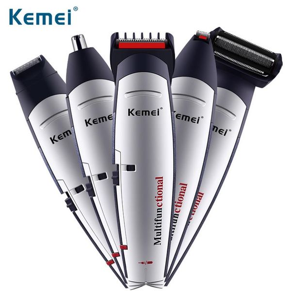 

new 5 in 1 rechargeable electric hair clippers shaver pubic nose bikini hair trimmer beard razor styling tools 3w267f