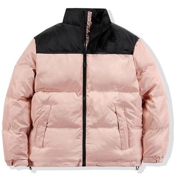 

mens designer down jackets puffer jacket hooded parkas letter printing couple clothing outerwear windbreaker brown casual thick pink blue pu, Black
