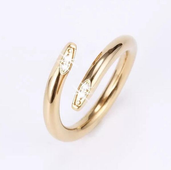 

nail ring love rings designer rings for women jewelry titanium steel single fashion street hip hop casual couple classic gold silver rose op