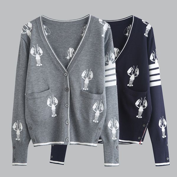 

sweater korean fashion cardigan women sweaters y2k 2022 cardigans autumn winter clothes knitted kawaii long sleeve clothing, White;black