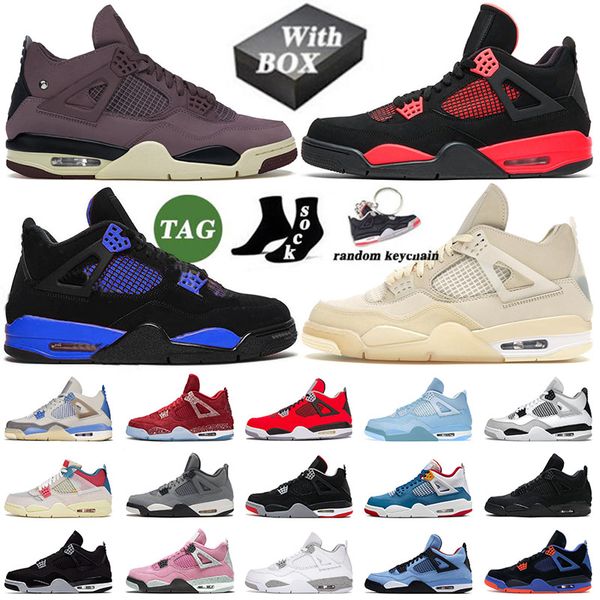 

with box jumpman 4 basketball shoes cavs cactus jack 4s iv military black cat violet ore pink sb bred pure money cool grey sneakers trainers