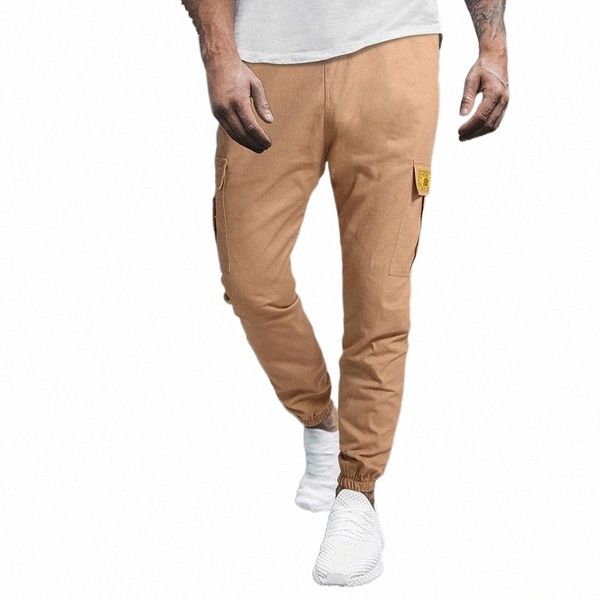 

men's pants men's pants men long casual and fashion cotton 45eg#, Black