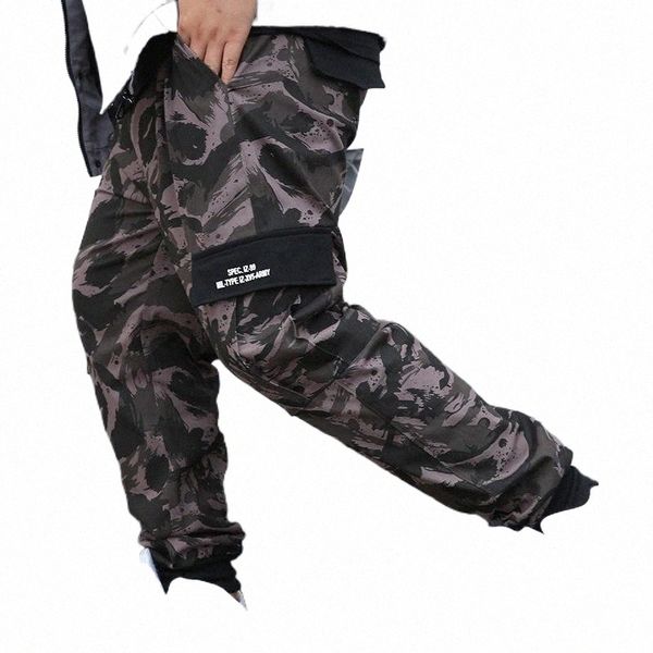 

men's pants men's pants 2021 camouflage cargo 8xl joggers men trousers hip hop army camo spodnie meskie man cotton sweatpants 6xl, Black