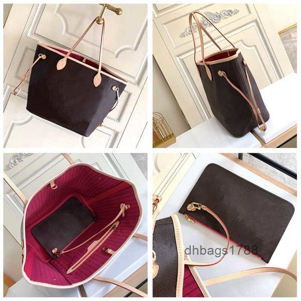 

other bags evening bags luxurys bag women shopping designer handbag shoulder bags handle hand fashion totes lash package 2pcs/set woman purs, Black;red