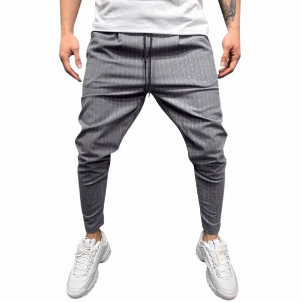 

men's pants men's pants mens fashions men 2021 fashion casual solid color loose striped pocket rope trousers jogging jeans 8.29 f3, Black