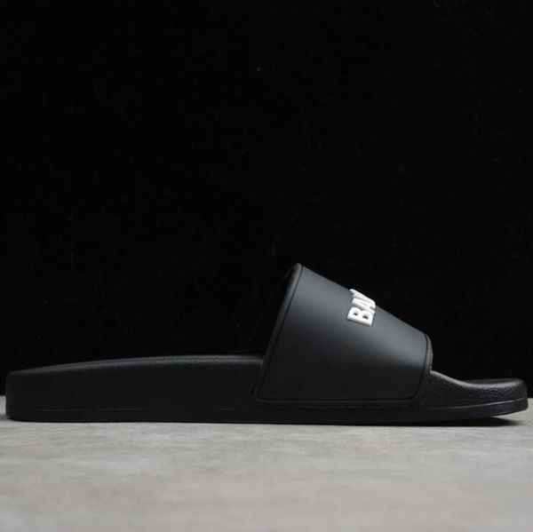 

men women slippers paris new brand designer casual slipper indoor home beach outdoor soft pool slide sandal shoes, Black