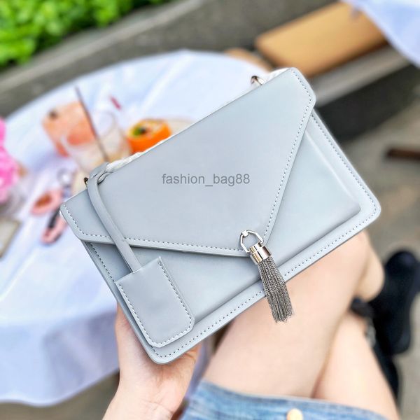 

genuine leather designer handbag women bag fine grain leather original messenger shoulder purse chain with card holder slot clutch cm 2022