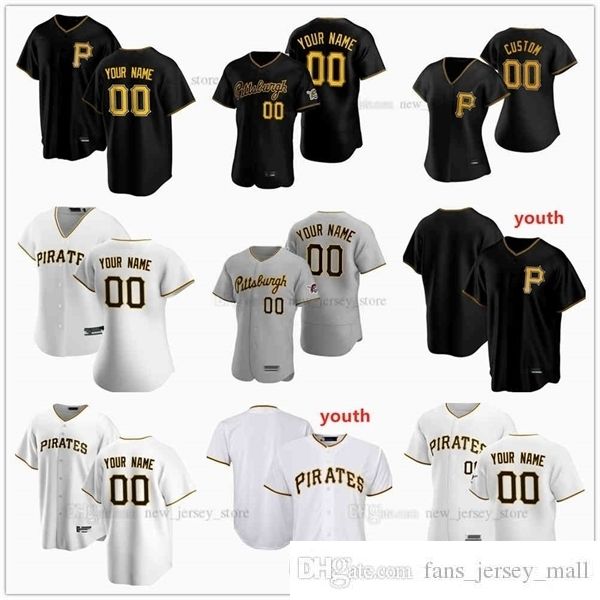

custom men kids women baseball jersey chasen shreve chris stratton colin moran gregory polanco kent tekulve trevor cahill tyler anderson, Black
