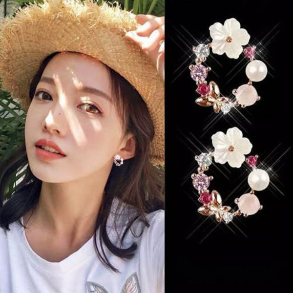 

alloy earings simple stylish sweet bowknot stud girl ear ring women wedding datting jewelry supplies, Golden;silver