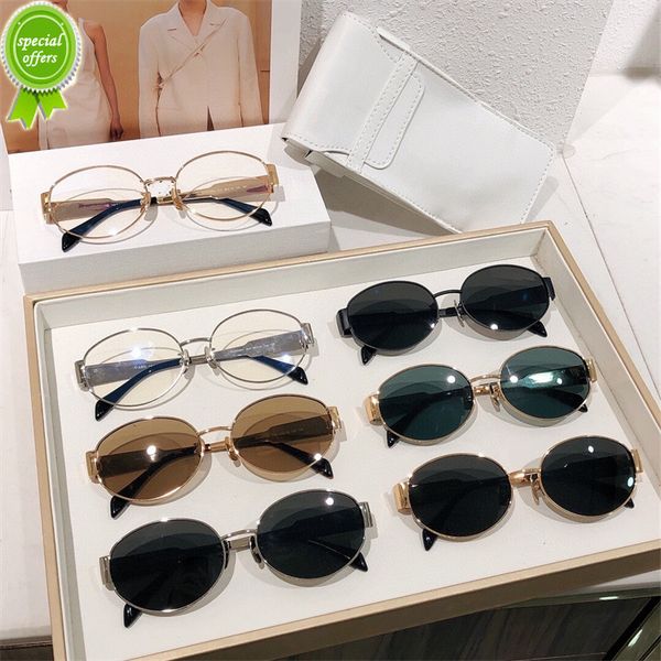 

mens sunglasses designer brands fashion 22 arc women's metal oval, White;black