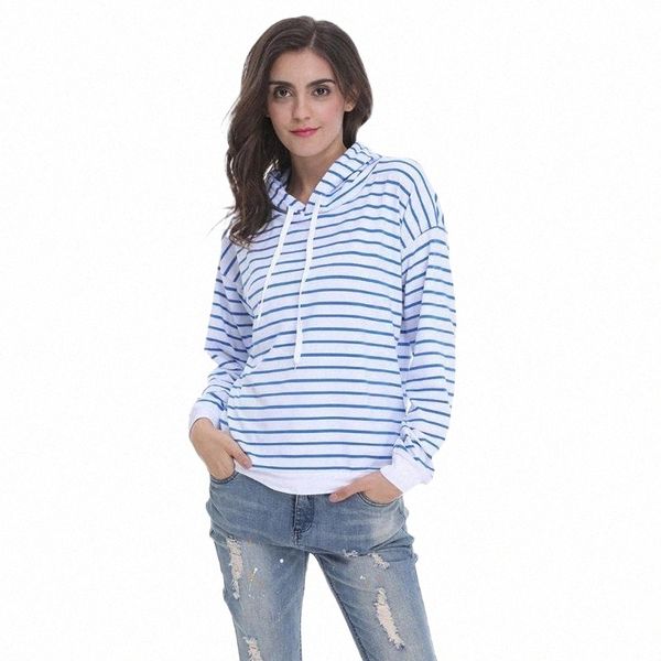 

women's hoodies & sweatshirts women's hoodies & sweatshirts srping autumn casual women patchwork striped pullover warm long sleeve, Black
