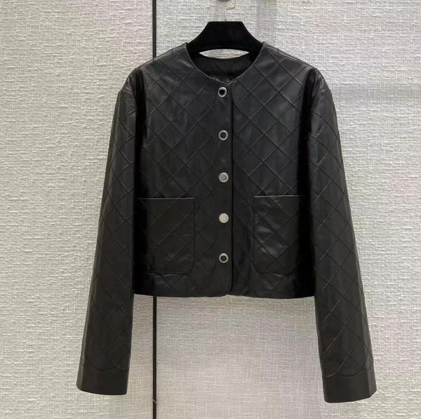 

women's jackets milan runway jacket spring o neck long sleeve womens coats designer coats brand same style outerwear women sheepskin c, Black;brown
