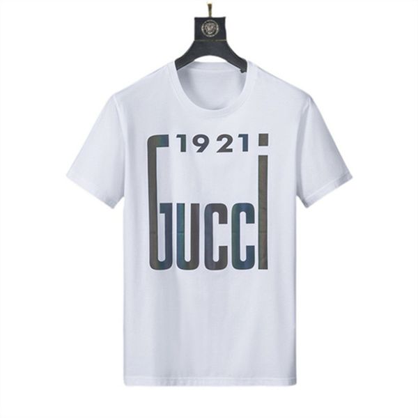 

20ss summer men designer t shirt loose tees fashion brands women shirt luxurys clothing street sleeve clothes asian size m-xxxl d136, White;black