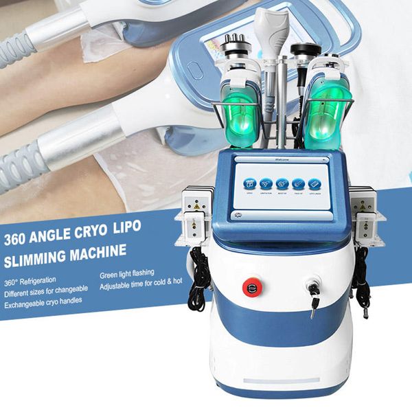 

cryo fat ing slimming machine 360 cryotherapy 40k cavitation rf lipo laser body fat loss reduction weight skin tightening face lifting cellu