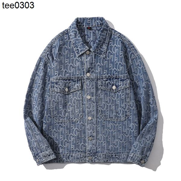 

2022 spring fashion brand jacketdenim jacket men's loose korean jackets denim fashion, Black;brown