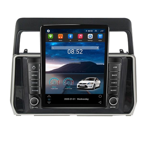 

10 inch car video gps navigation multimedia-player head-unit steering-wheel stereo for toyota prado-2018