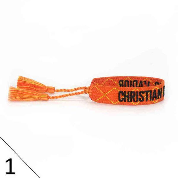 

brand luxury braided bracelet adjustable woven friendship bangle for womens mens designer letter embroidery rope bracelets jewelry gift code, Golden;silver