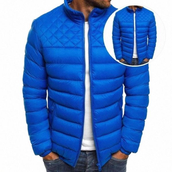 

men's jackets men's jackets simple quilted jacket lightweight autumn winter casual plaid overcoat men w7q7#, Black;brown