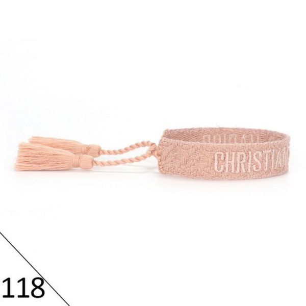 

fashion brand bracelet adjustable woven friendship luxury bangles for women men designers vintage braided embroidery tassel bracelets jewelr, Golden;silver