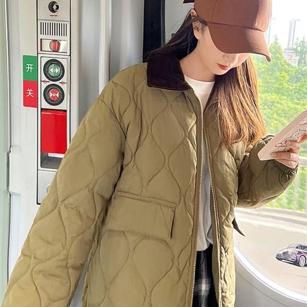 

womens down parkas womens winter coats loose oversize coat female thick warm lingge clothes women casual office lady winter jacket women 220, Black