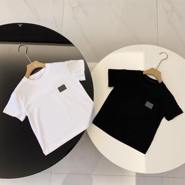 

fashion children polo t shirt designer kids t-shirt baby infant boy designers short sleeves shirts girl cotton black white cl218c, Blue