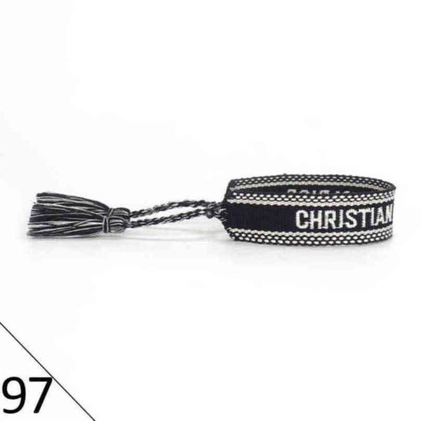 

designers brand adjustable bracelet luxury woven friendship bangle for women men vintage braided bangles embroidery tassel bracelets jewelry, Golden;silver