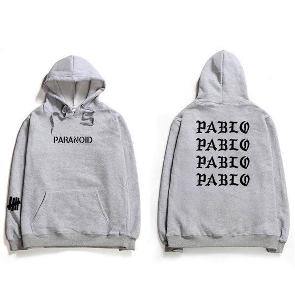 

new 2019 club brand hoodie sweatshirts women paranoid letter print hoodies men west hooded anti social hoody311p, Black