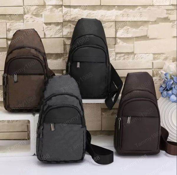 

fashion men handbag crossbody shoulder bags satchels messenger bags black letters designer purse mens chest bag man handbags backpack cross