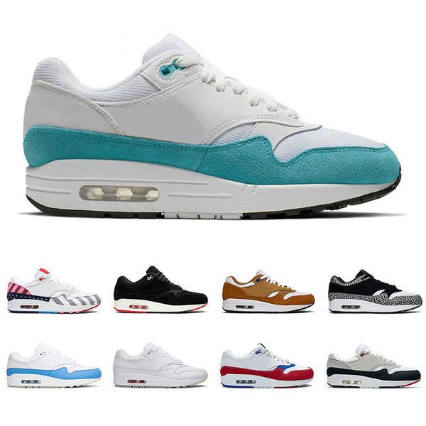

2022 new running shoes for men women 1 puerto rico elephant bred patch atomic teal orange white 87 mens trainers breathable sport sneakers f
