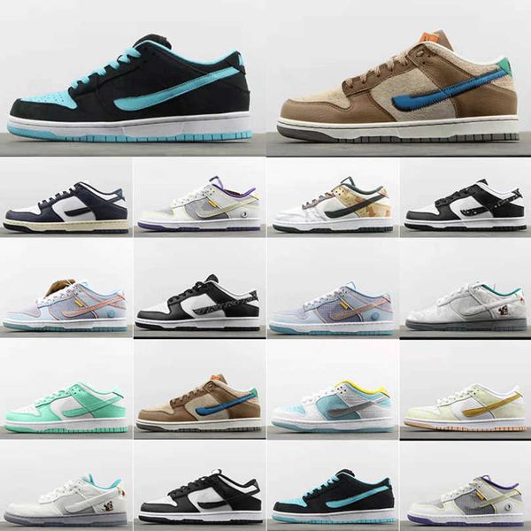 

low casual running outdoor shoes mens womens lime lce russet cedar blue black paisley chunky dunky trainers dunksb sbdunk sb dun