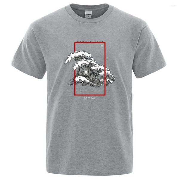 

men's t shirts memory loss mmxx tidal waves men t-shirt fashion o-neck clothing cartoon summer mens tee clothes cotton tshirt, White;black