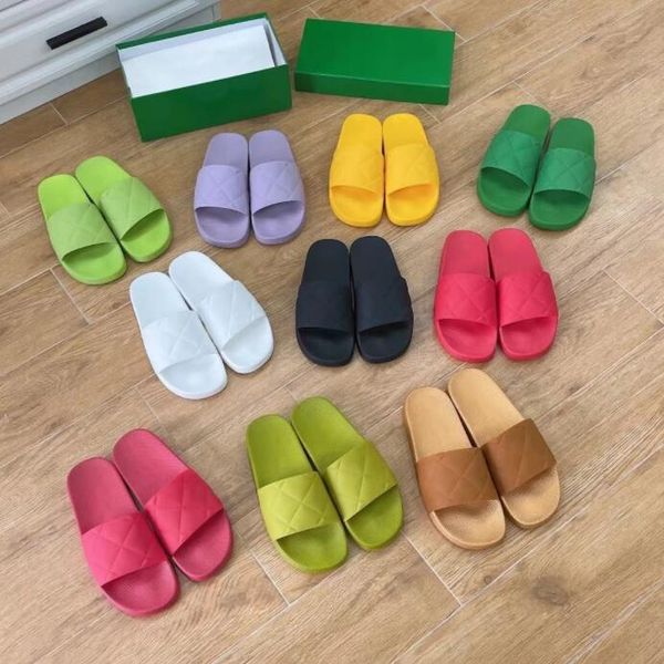 

men women's slippers new luxury brand designed pvc solid soft antiskid flat with bathroom slippers big size 35-46, Black