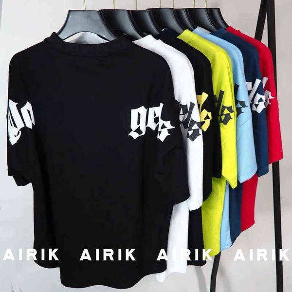

tees t shirt summer fashion mens womens designers t-shirts long sleeve palms luxurys letter tshirts clothing short sleeved 2022 new crew, White;black