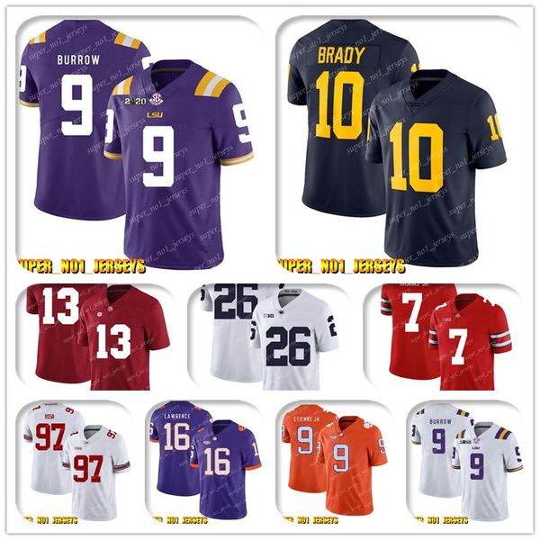 

basketball football jersey ncaa joe burrow.10 tom brady wolverines college football jersey jacoby brissett jonathan taylor philip rivers and, Black
