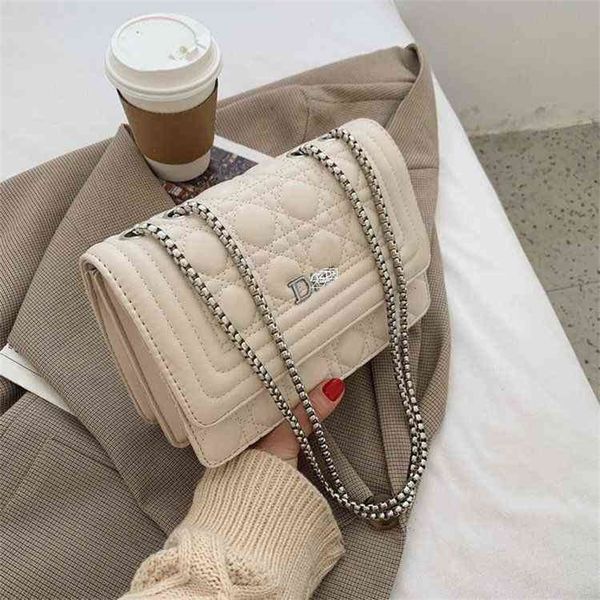

fashion bag high sense women's summer 2022 new trendy korean versatile messenger texture one shoulder small square bag