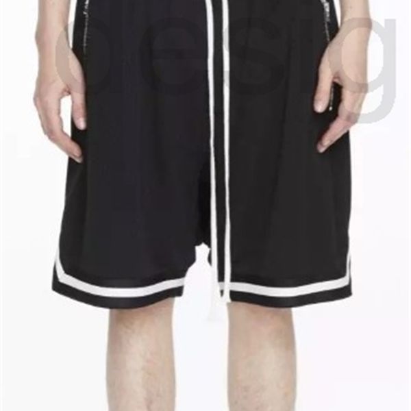 

men's pants designer new bf style black and white ribbon zipper shorts street men's casual pants j4f7