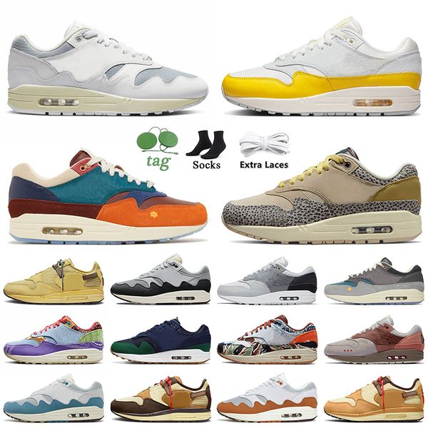 

shoes shoes&sandals women mens running patta 1 white tour yellow kasina won ang orange safari cobblestone 87 denim canvas 1s sports trainers