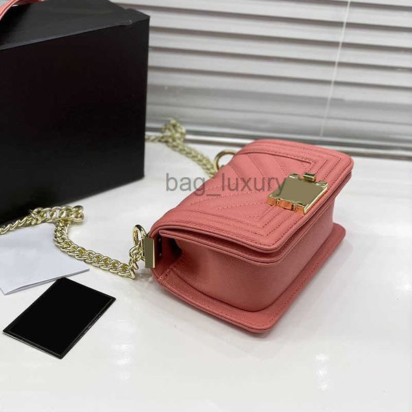 

shoulder bags womens p summer chevron line classic mini flap calfskin bags caviar leather gold chain crossbody shoulder purse large capacity