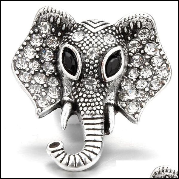 

clasps hooks rhinestone gadget clasps elephant head 18mm snap button charms for snaps diy jewelry findings suppliers g dhseller2010 dhvui