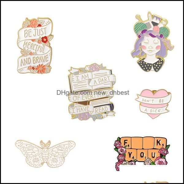 

pins brooches originality love butterfly brooches pin personality cartoon letter brooch ornaments girl party gift drop del newdhdhrym, Gray